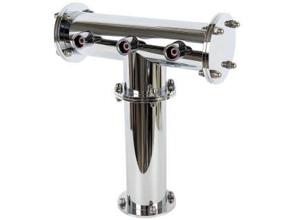 B010203 vycepni stojan t3 chrom t shape beer tower t3 chrome plated