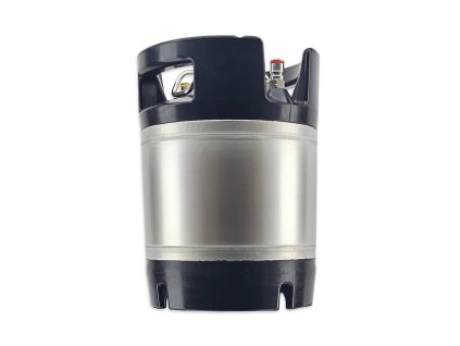 KL47029 kyveta 6 5l s pojistnym ventilem Double Stacker 6.5L Ball Lock Keg with rubber base and handle