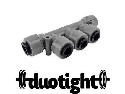 KL46268 spojka rozdvojka t peticestna 8mm 5 16 duotight