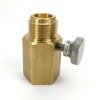 Gas Bottle Adaptor Tr21xW21,8 FM Sodastream Brass