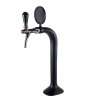 B001003 vycepni stojan cobra 1x koh cerny medailon cobra style black beer tower 1 tap with decal holder d2