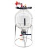 KL47296 27L FermZilla Tri Conical Easy Grip Pressure Fermenter Starter Kit fermzilla 27l easy grip blowtie