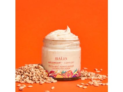 product baija happy face oatmeal face scrub vyzivovy pletovy peeling s ovesnymi vlockami 50 ml 2 ean 9302000041276 (3)