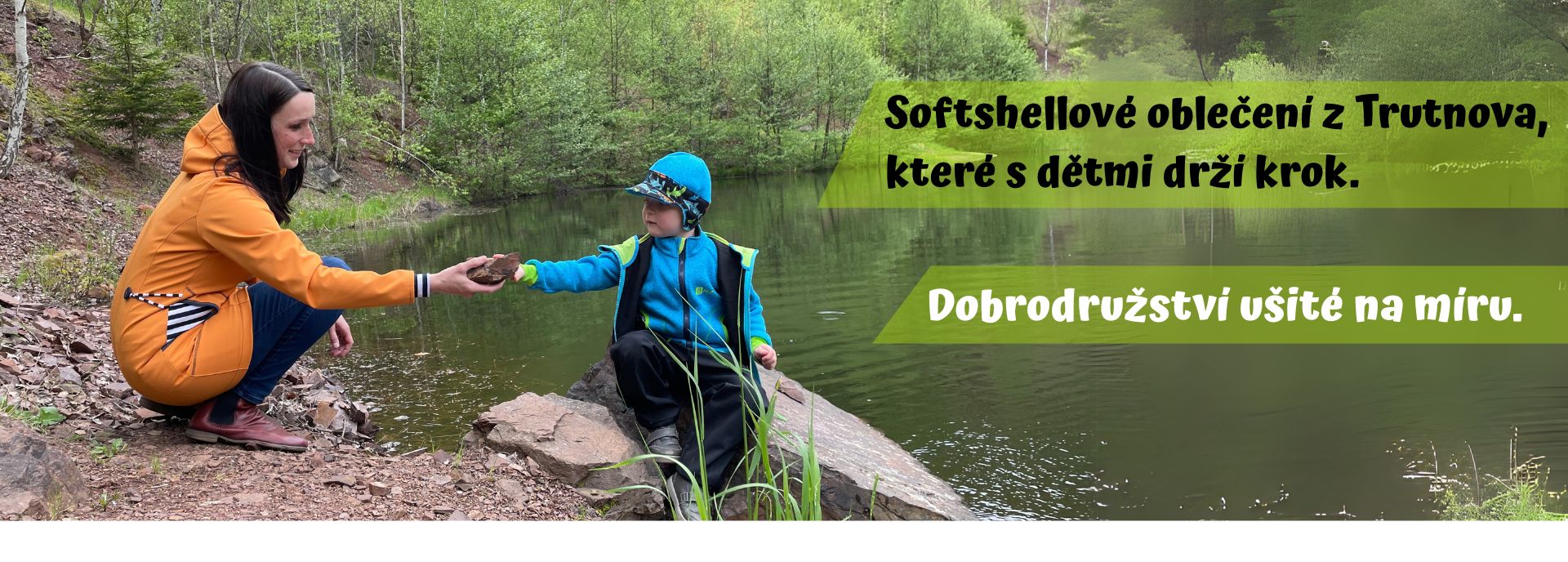 Dětské softshellové oblečení ušité v Trutnově