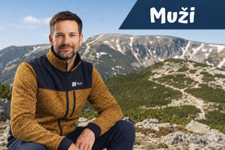 Pánské svetrové mikiny Baja design, vyrobene v Čechác