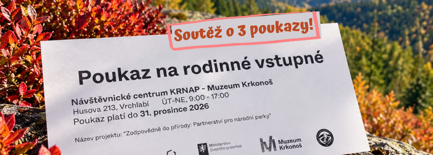 Soutěž o rodinné vstupné do Muzea Krkonoš