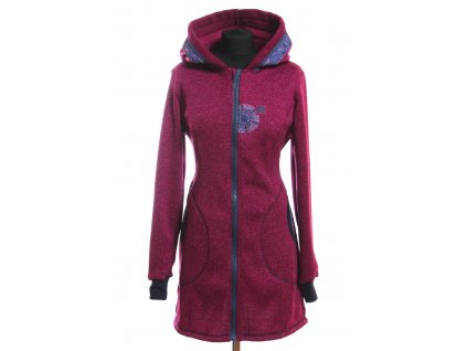 svetrový kabáta, fialový + fialové mandaly1
