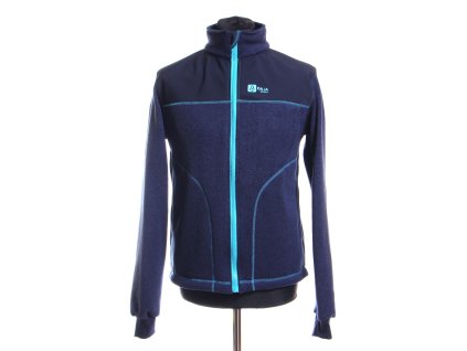 pánská svetrová mikina, tm. modrá + tm. modrá,