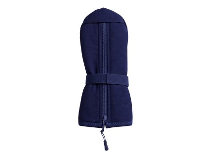 rukavice pro spastiky, modrá, modré zipy