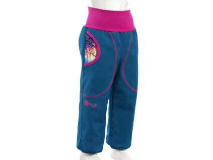 dívčí softshellové kalhoty, petrolejové, avatar