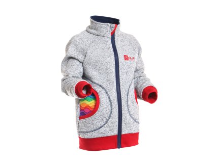 svetrová mikina, šedá, vlny