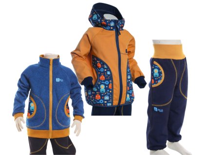 souprava roboti, hořčicová