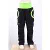 LETNÍ softshellové kalhoty pro kluky, SLIM, černá + zelená Velikost 140 5397 48 815