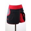 dámská sukně na sport,černá, námoř. pruhy + všité kraťasy Velikost 44 5418 55 836