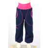 softshellové kalhoty pro holčičky, tm. modré, kostičky Velikost 92 6175 49 1266
