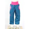 softshellové kalhoty pro holčičky, petrolejové, pestré pruhy Velikost 92 6210 49 1296