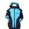 softshellová bunda pro kluky, tyrkys, černá, ryby Velikost 134/140 6214 51 1300