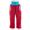 softshellové kalhoty pro holčičky, červené + barevná abstrakce Velikost 92 6496 49 1545