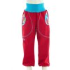 softshellové kalhoty pro holky, červené + barevná abstrakce Velikost 140 6504 49 1553