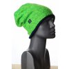 zimní svetrová čepice pro ženy, neon. zelená + tm. modrá Velikost L 5798 47 1015