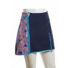 softshellová sukně pro ženy, tm. modrá + lilie, bok