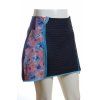 PROŠÍVANÁ softshellová sukně pro ženy, tm. modrá + lilie,bok
