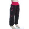 softshellové kalhoty, černé + reflexní maskáč, růžová optimized