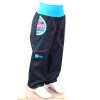 softshellové kalhoty pro holčičky, černé, pestré pruhy Velikost 92 5461 49 843