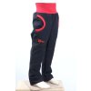 LETNÍ softshellové kalhoty pro holky, SLIM, černá + červená Velikost 140 5365 49 783