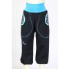 softshellové kalhoty pro kluky, černé + ryby Velikost 140 6234 48 1308