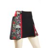 dámská softshellová sukně, lebky + černá3