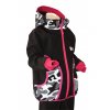 Softshellová bunda pro holky, reflexní maskáč + růžová) optimized