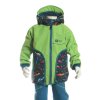 softshellová bunda pro kluky, zelená + trucky