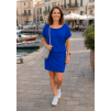 letní dámské šaty sporty, kr. modrá