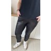 Zateplené nohavice s koženkovým efektom pre moletky Cloe čierne