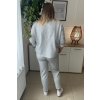 Pohodlná dámska plus size súprava Malera sivá
