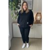 Pohodlná dámska plus size súprava Malera čierna