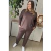 Pohodlná dámska plus size súprava Malera fango
