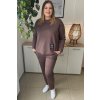 Pohodlná dámska plus size súprava Malera fango