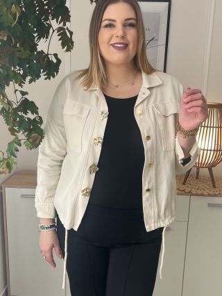 🌸 KRÁTKA PRECHODNÁ BUNDA SARINA 🌸 UNI (cez prsia 130cm) 55€ https://www.bajahuc.sk/vyhladavanie/?string=Sarina...