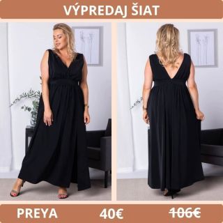 ✨ Dlhé spoločenské šaty PREYA ✨ 40€ https://www.bajahuc.sk/vyhladavanie/?string=Preya #plussizefashion #plussize...
