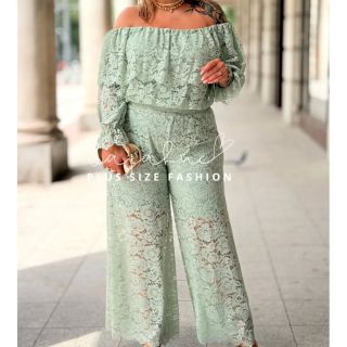 ☀️ Čipkovaný komplet topu a nohavíc VANESSA☀️ UNI (cez prsia 110-130cm) 56€...