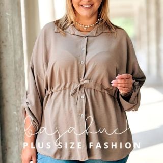 🍂 Pohodlná košeľa s viazaním v páse ASTRIDA🍂 UNI (cez prsia 120-150cm) 36€...