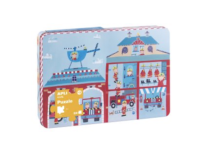 Puzzle Hasičská zbrojnice_Apli Kids