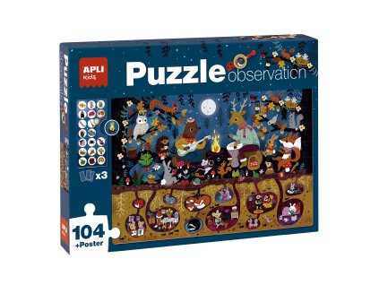 Postřehové puzzle Les_Apli Kids
