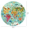 753 3 round puzzles dimensions world map