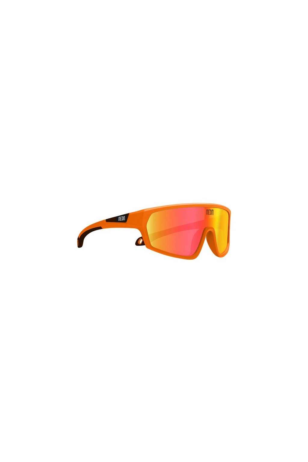Juniorské cyklistické brýle NEON RAPTOR, rámeček ORANGE, skla MIRROR RED CAT 3