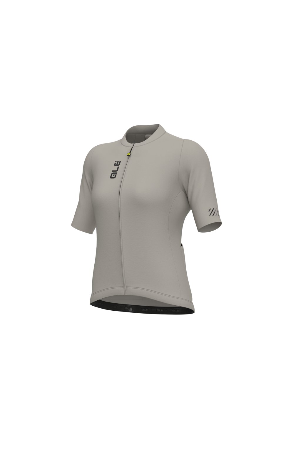 Dámský letní cyklistický dres na gravel ALÉ COLOR BLOCK OFF ROAD PRAGMA, stone