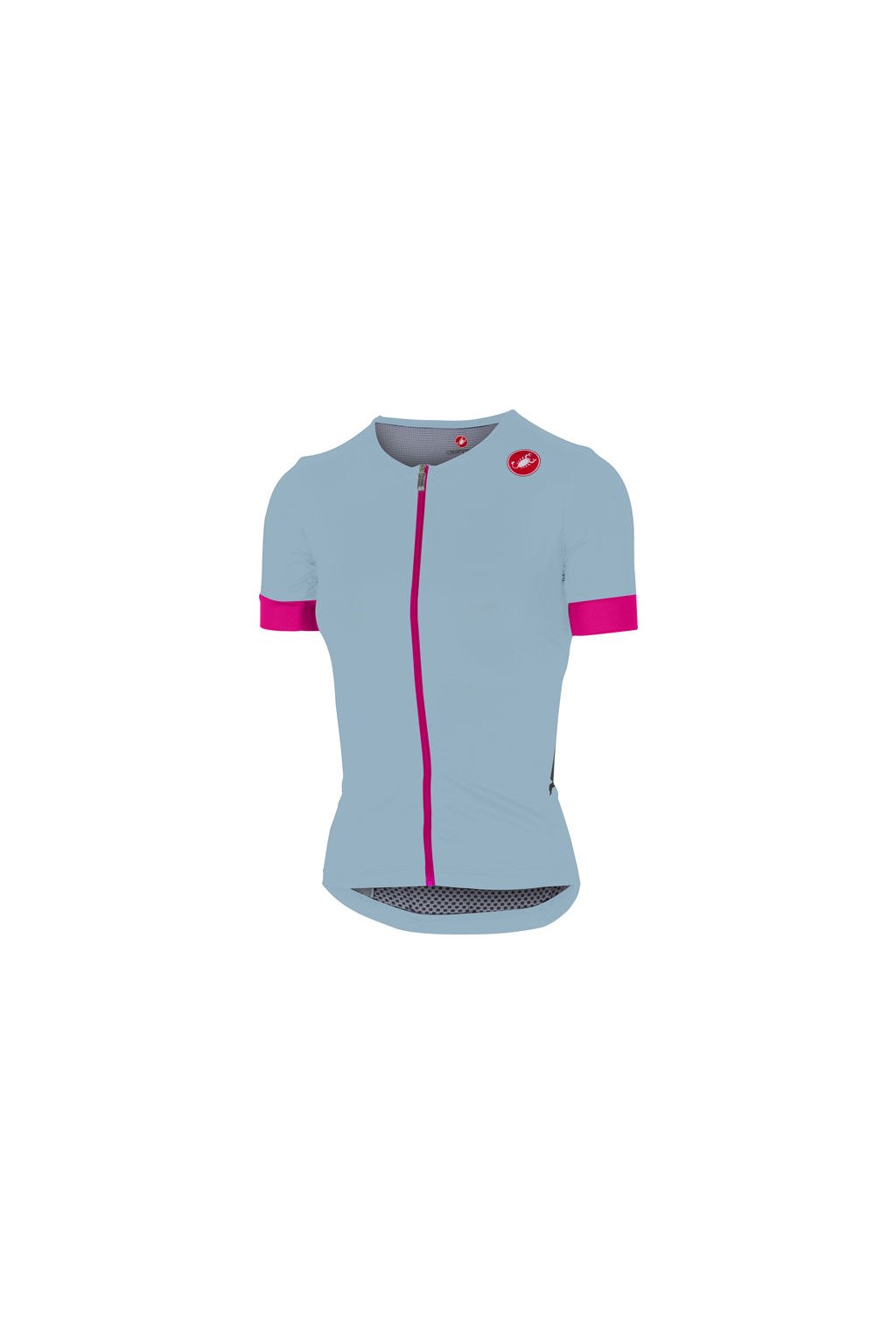 Dámský triatlonový dres CASTELLI Free Speed Race, pale blue/pink
