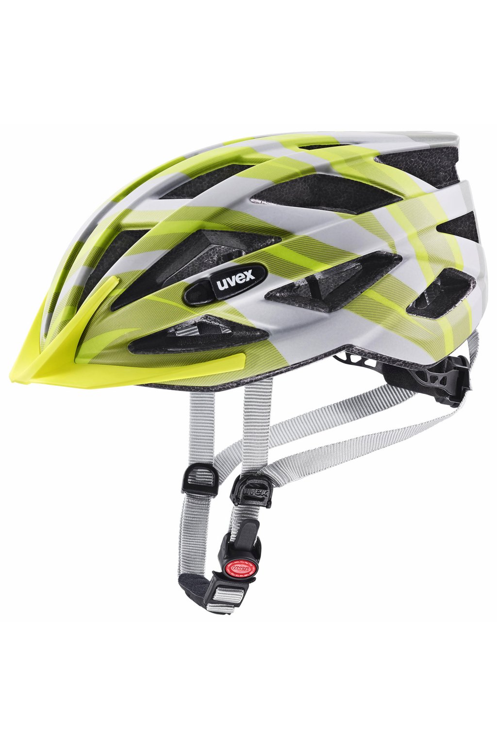 Cyklistická helma UVEX AIR WING CC, GREY - LIME MAT